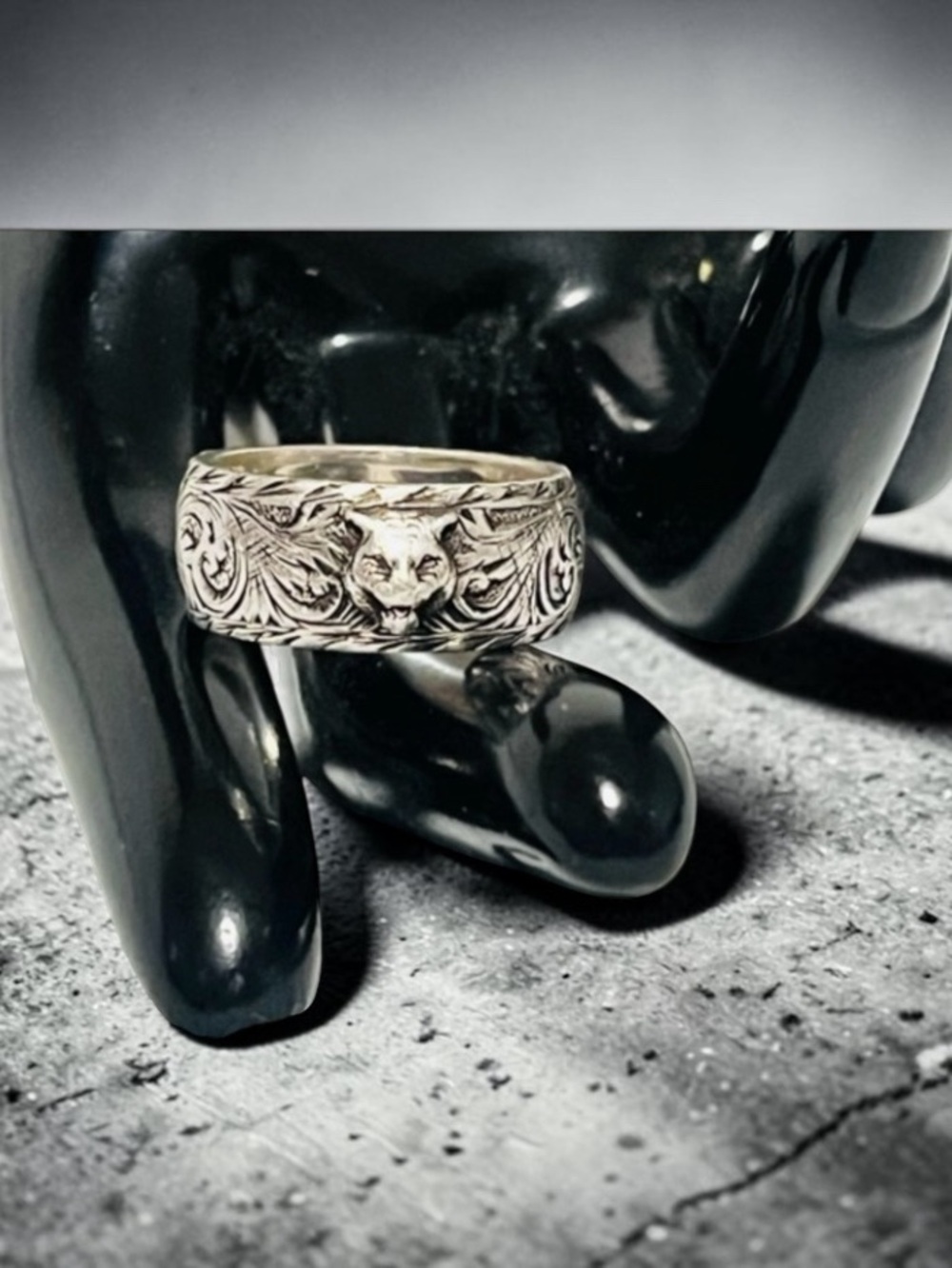 Gucci Feline Silver 925 Ring - Picture 11 of 11